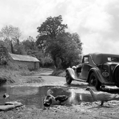 Country Lane at St Kew, 1950s (Card)